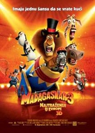 Madagascar 3: Europe&#039;s Most Wanted - Serbian Movie Poster (xs thumbnail)