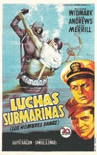 The Frogmen - Spanish Movie Poster (xs thumbnail)