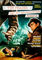 Tim Frazer jagt den geheimnisvollen Mister X - German Movie Poster (xs thumbnail)