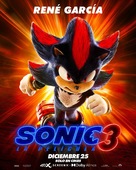 Sonic the Hedgehog 3 - Mexican Movie Poster (xs thumbnail)