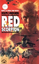 Red Scorpion - Italian VHS movie cover (xs thumbnail)