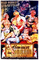 Lost in a Harem - German VHS movie cover (xs thumbnail)