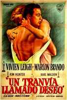 A Streetcar Named Desire - Spanish Movie Poster (xs thumbnail)