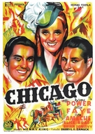 In Old Chicago - Spanish Movie Poster (xs thumbnail)