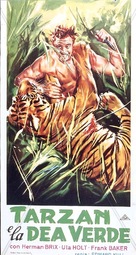 Tarzan and the Green Goddess - Italian Movie Poster (xs thumbnail)