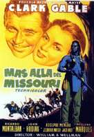 Across the Wide Missouri - Spanish Movie Poster (xs thumbnail)