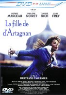 La fille de d&#039;Artagnan - French DVD movie cover (xs thumbnail)