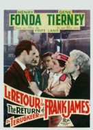 The Return of Frank James - Belgian Movie Poster (xs thumbnail)