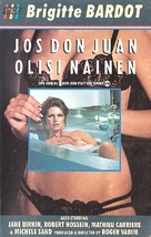 Don Juan ou Si Don Juan &eacute;tait une femme... - Finnish VHS movie cover (xs thumbnail)