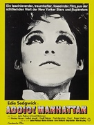 Ciao Manhattan - German Movie Poster (xs thumbnail)