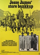 The Great Northfield Minnesota Raid - Danish Movie Poster (xs thumbnail)