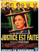 Justice est faite - Belgian Movie Poster (xs thumbnail)