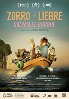 Fox &amp; Hare Save the Forest - Spanish Movie Poster (xs thumbnail)