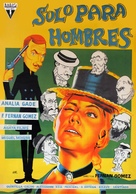 S&oacute;lo para hombres - Spanish Movie Poster (xs thumbnail)