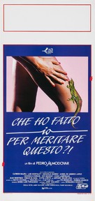 &iquest;Qu&eacute; he hecho yo para merecer esto!! - Italian Movie Poster (xs thumbnail)