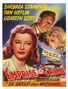 The Strange Love of Martha Ivers - Belgian Movie Poster (xs thumbnail)