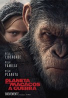 War for the Planet of the Apes - Portuguese Movie Poster (xs thumbnail)