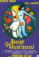 Avere vent&#039;anni - Italian Movie Poster (xs thumbnail)