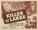 Killer at Large - Movie Poster (xs thumbnail)