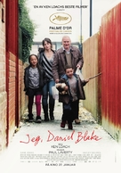 I, Daniel Blake - Norwegian Movie Poster (xs thumbnail)