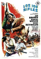 100 Rifles - Spanish Movie Poster (xs thumbnail)