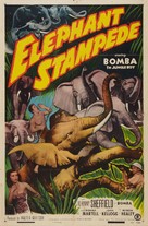 Elephant Stampede - Movie Poster (xs thumbnail)