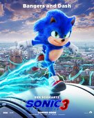 Sonic the Hedgehog 3 - Irish Movie Poster (xs thumbnail)