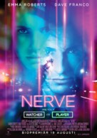 Nerve - Swedish Movie Poster (xs thumbnail)