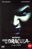 Blood for Dracula - South Korean DVD movie cover (xs thumbnail)