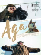 &Aacute;ga - French Movie Poster (xs thumbnail)