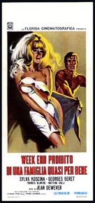 Les jambes en l&#039;air - Italian Movie Poster (xs thumbnail)