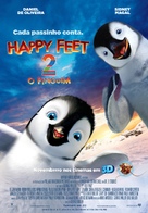 Happy Feet Two - Brazilian Movie Poster (xs thumbnail)