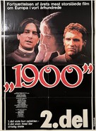 Novecento - Danish Movie Poster (xs thumbnail)