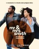 &quot;Mr. &amp; Mrs. Smith&quot; - Brazilian Movie Poster (xs thumbnail)