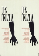 Le proc&egrave;s - German Movie Poster (xs thumbnail)