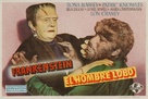 Frankenstein Meets the Wolf Man - Spanish Movie Poster (xs thumbnail)