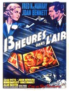 Thirteen Hours by Air - French Movie Poster (xs thumbnail)