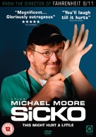 Sicko - British DVD movie cover (xs thumbnail)