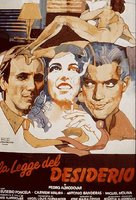 La ley del deseo - Italian Movie Poster (xs thumbnail)