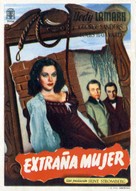 The Strange Woman - Spanish Movie Poster (xs thumbnail)