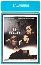 Le secret - Finnish VHS movie cover (xs thumbnail)