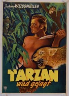 Tarzan and the Huntress - German Movie Poster (xs thumbnail)