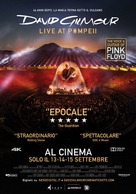 David Gilmour Live at Pompeii - Italian Movie Poster (xs thumbnail)