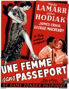 A Lady Without Passport - Belgian Movie Poster (xs thumbnail)