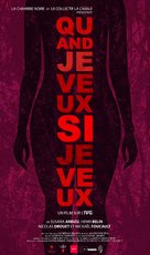 Quand je veux, si je veux! - French Movie Poster (xs thumbnail)