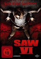 Saw VI - German Movie Cover (xs thumbnail)