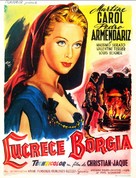 Lucr&egrave;ce Borgia - Belgian Movie Poster (xs thumbnail)
