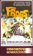 Frogs - Spanish VHS movie cover (xs thumbnail)