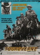 The Train Robbers - Danish Movie Poster (xs thumbnail)