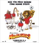 Madagascar 3: Europe&#039;s Most Wanted - Czech Movie Poster (xs thumbnail)